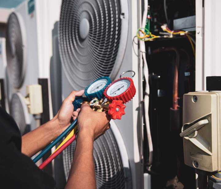 Maintenance rigoureuse de pompe à chaleur